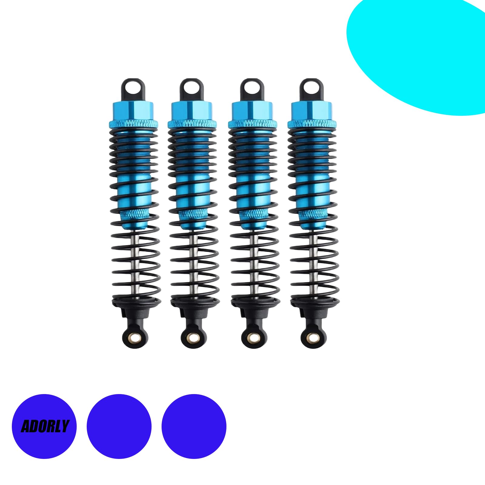 Amazon.com: Redcat Gen7 4pc Front Rear Aluminum Shocks - 110mm Oil